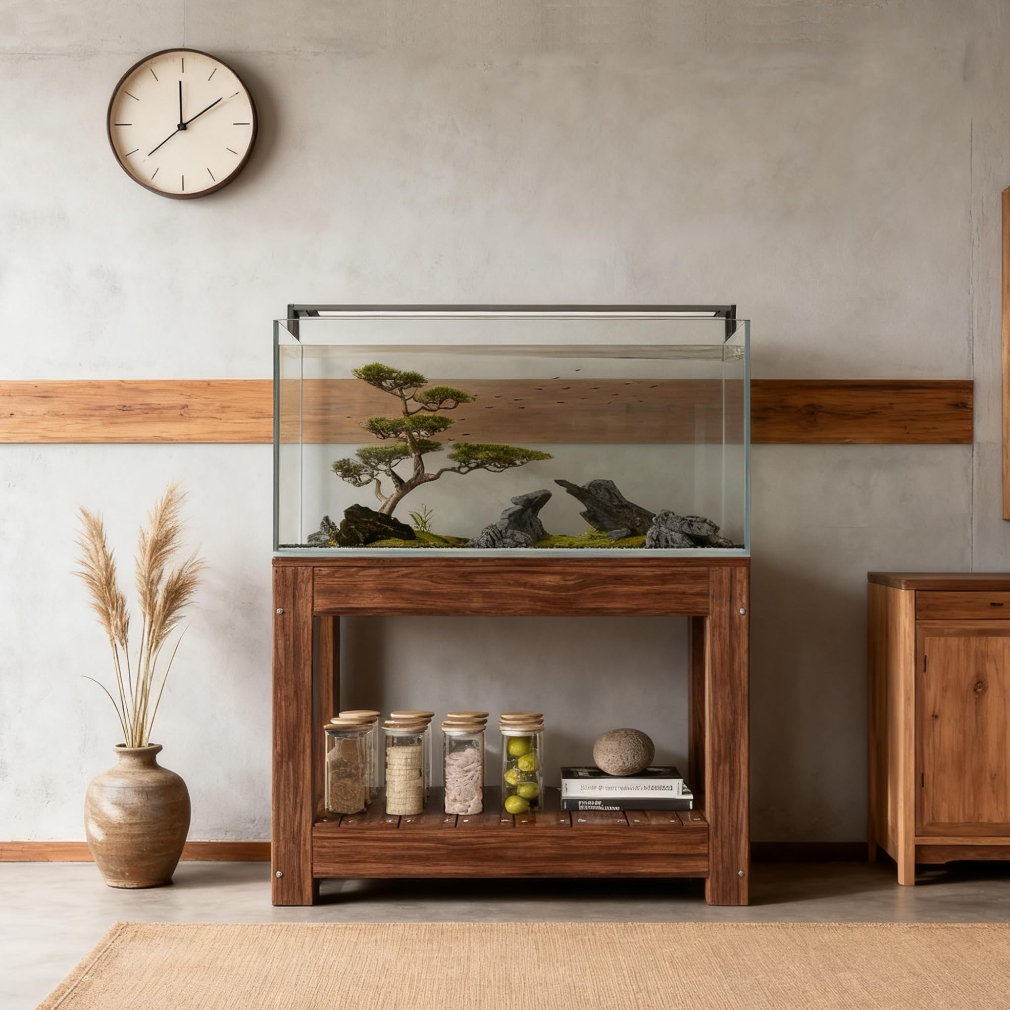 木製家具　水槽台 Amazon.co.jp: ZEOPLE 水槽台 木製 50/60/70/80/90cm水槽用 水槽